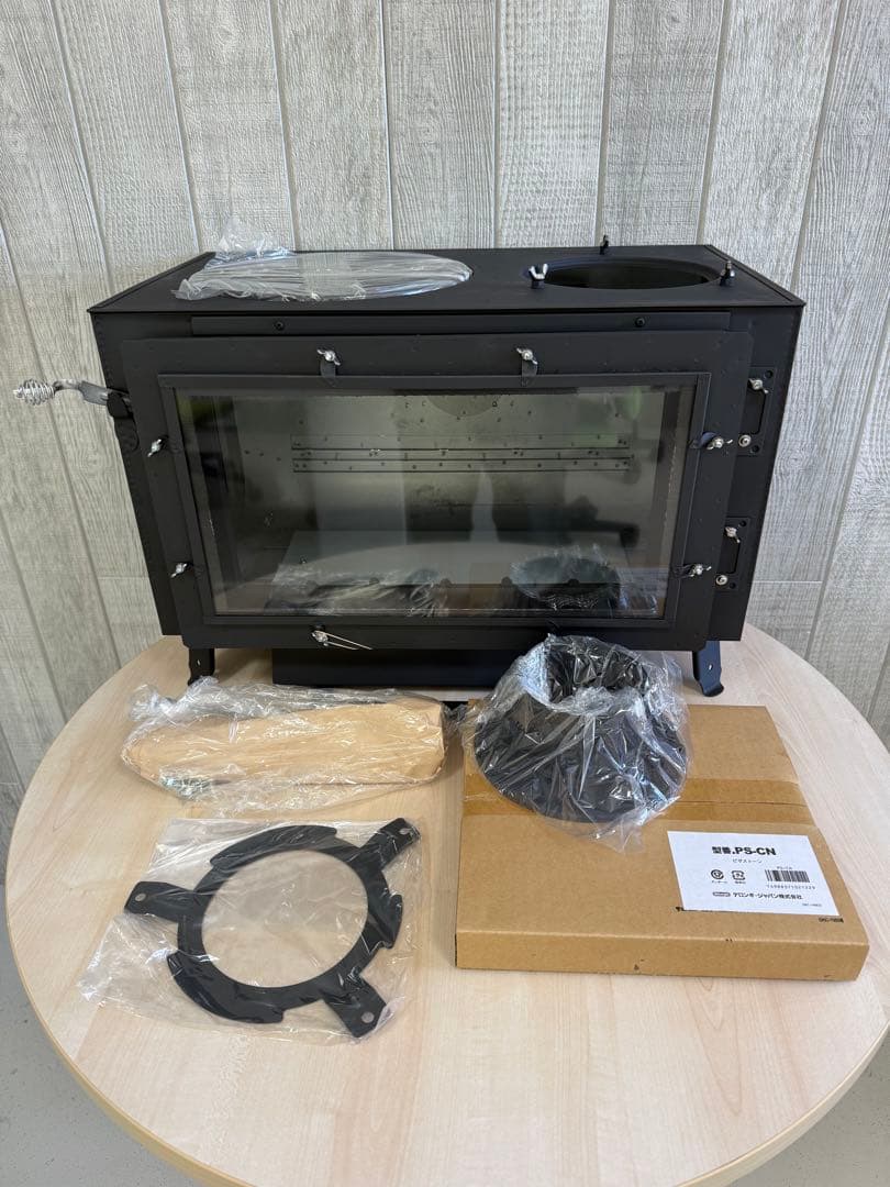ロマンチカル 薪ストーブ 新保製作所 煙突上出し 脚長さん ピザオーブン