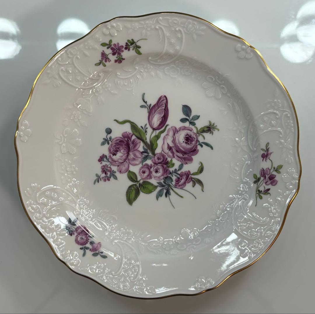 新品未使用品　マイセン陶磁器皿　18cm