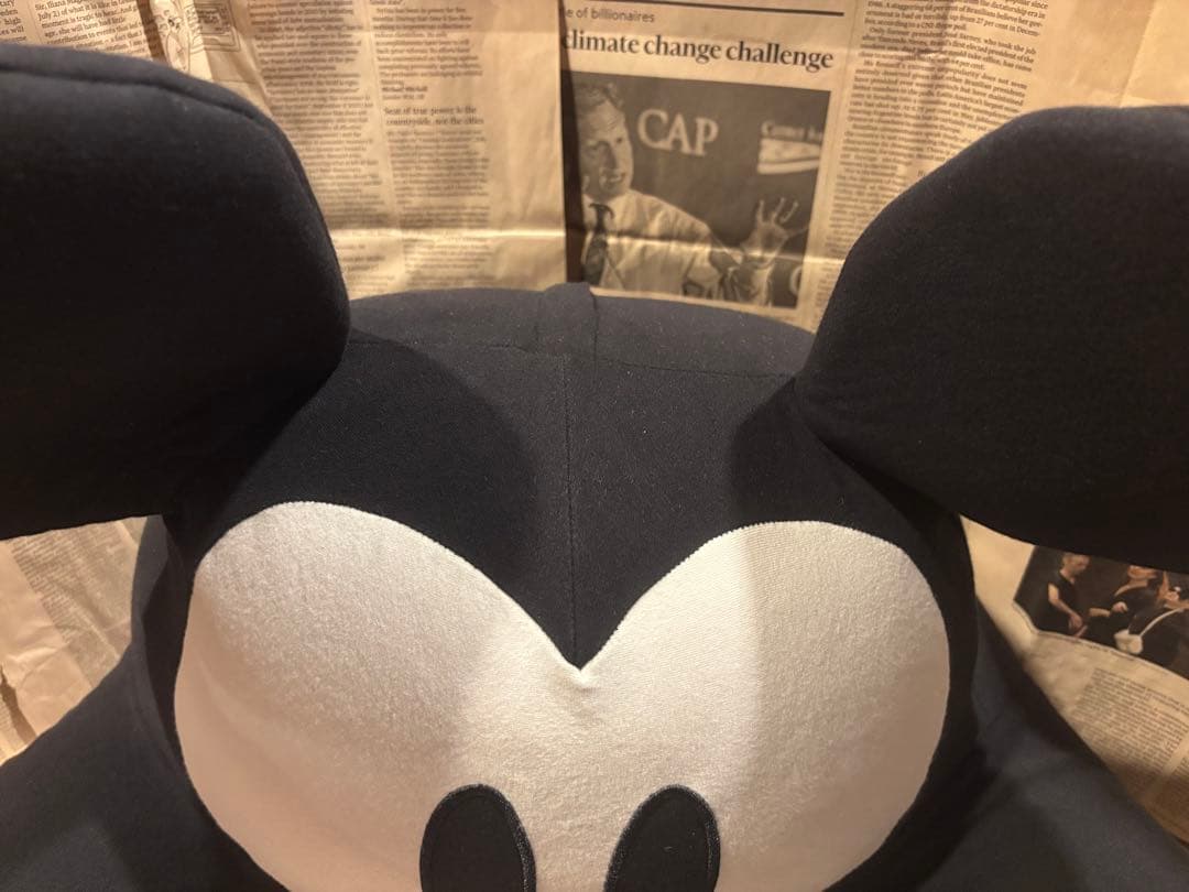 完売品希少☆Yogiboヨギボーディズニー サポート　ミッキービーズクッション