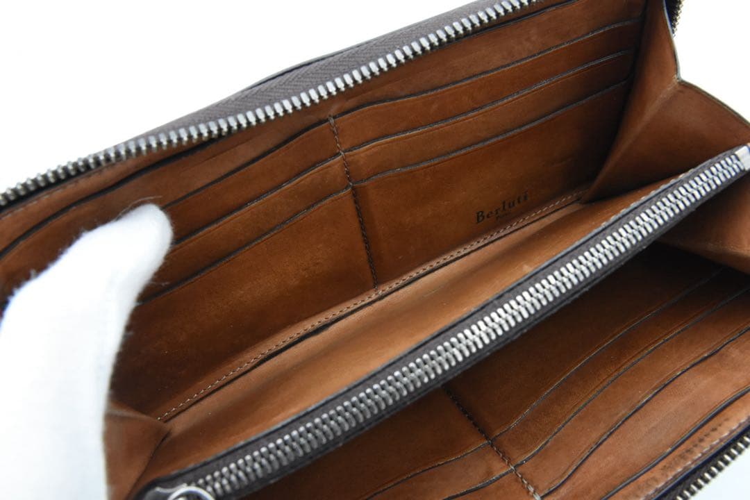 ベルルッティ カリグラフィー ラウンドファスナー長財布 Berluti イタウバ
