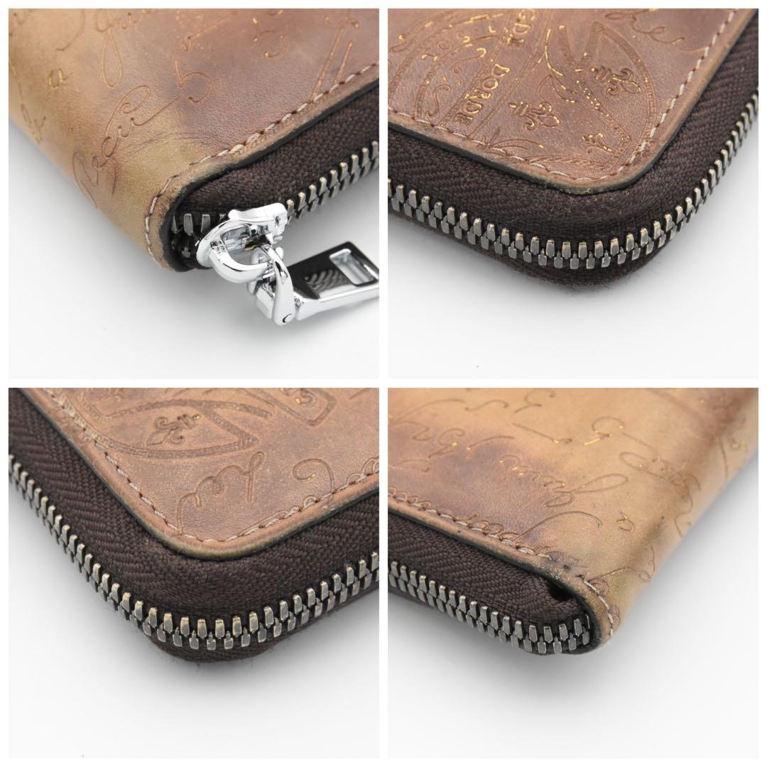 ベルルッティ カリグラフィー ラウンドファスナー長財布 Berluti イタウバ