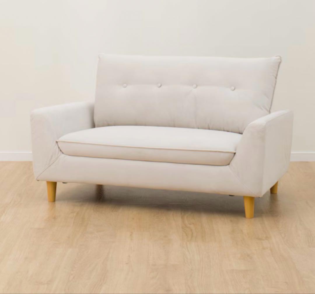 ニトリ ローソファにもなるコンパクトソファ(送料込み)