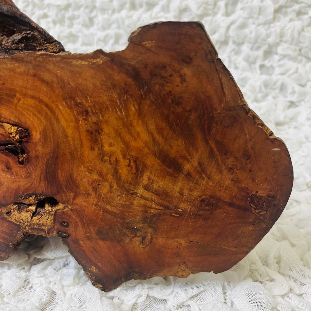 欅けやき 天然木 インテリア 和室置物一枚板 玄関飾りオブジェ衝立 昭和レトロ