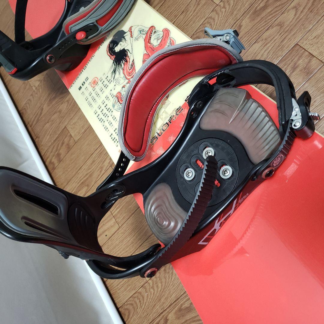 専用 ROSSIGNOL SALOMON 155cm スノーボードセット