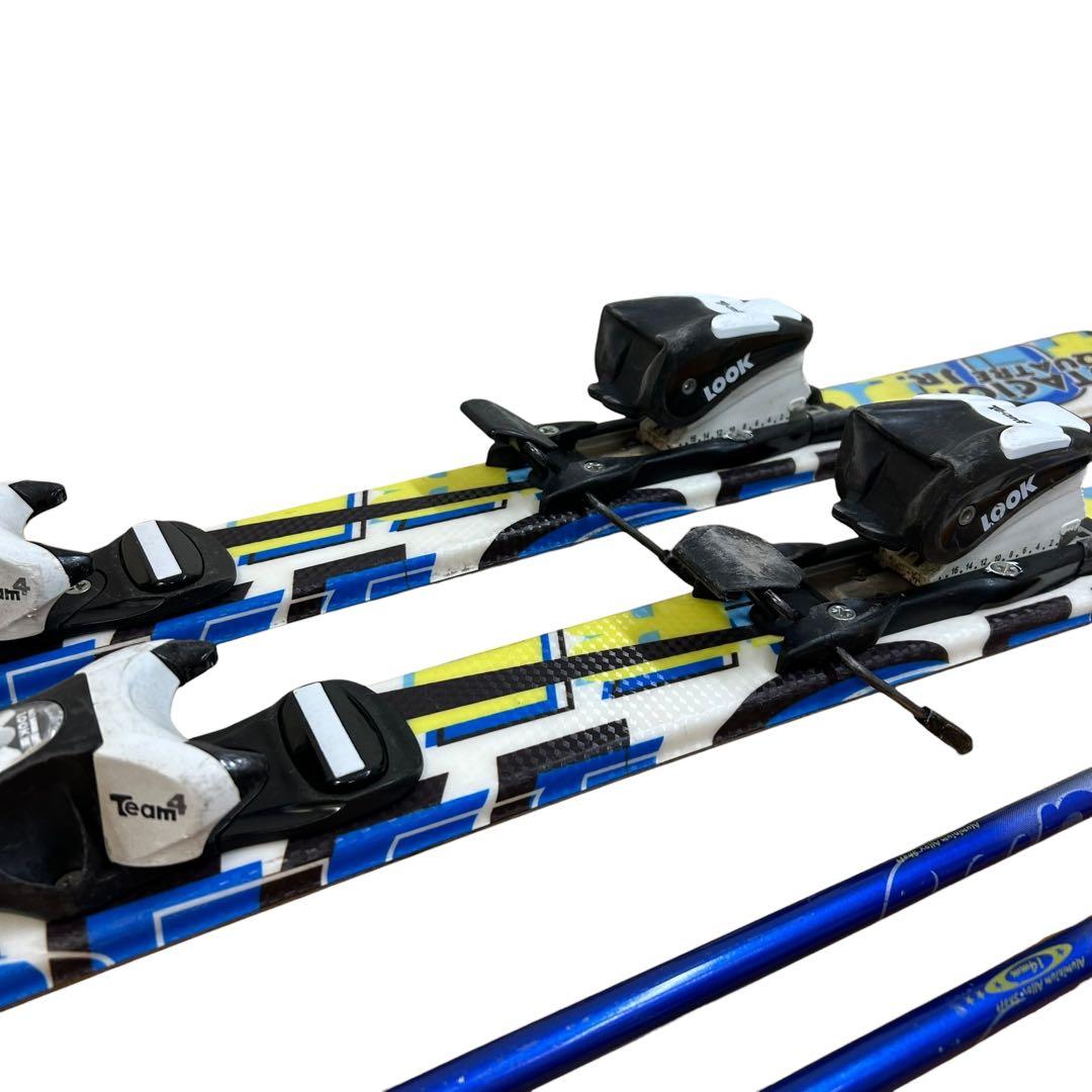 ③SWALLOW スキー板 3点セット ジュニア110cm 21cm