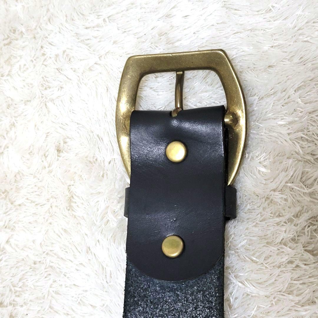 希少 ロイスト ROIST スタッズ ベルトブラックストーン 装飾 レザーベルト