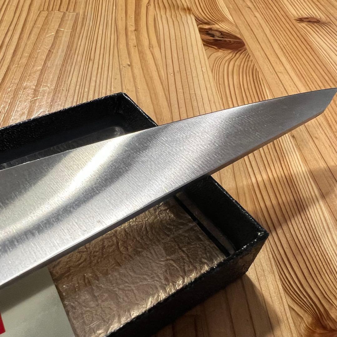正広作 骨透 角 14806 砥石付き 中古 使用頻度少ない 箱付き