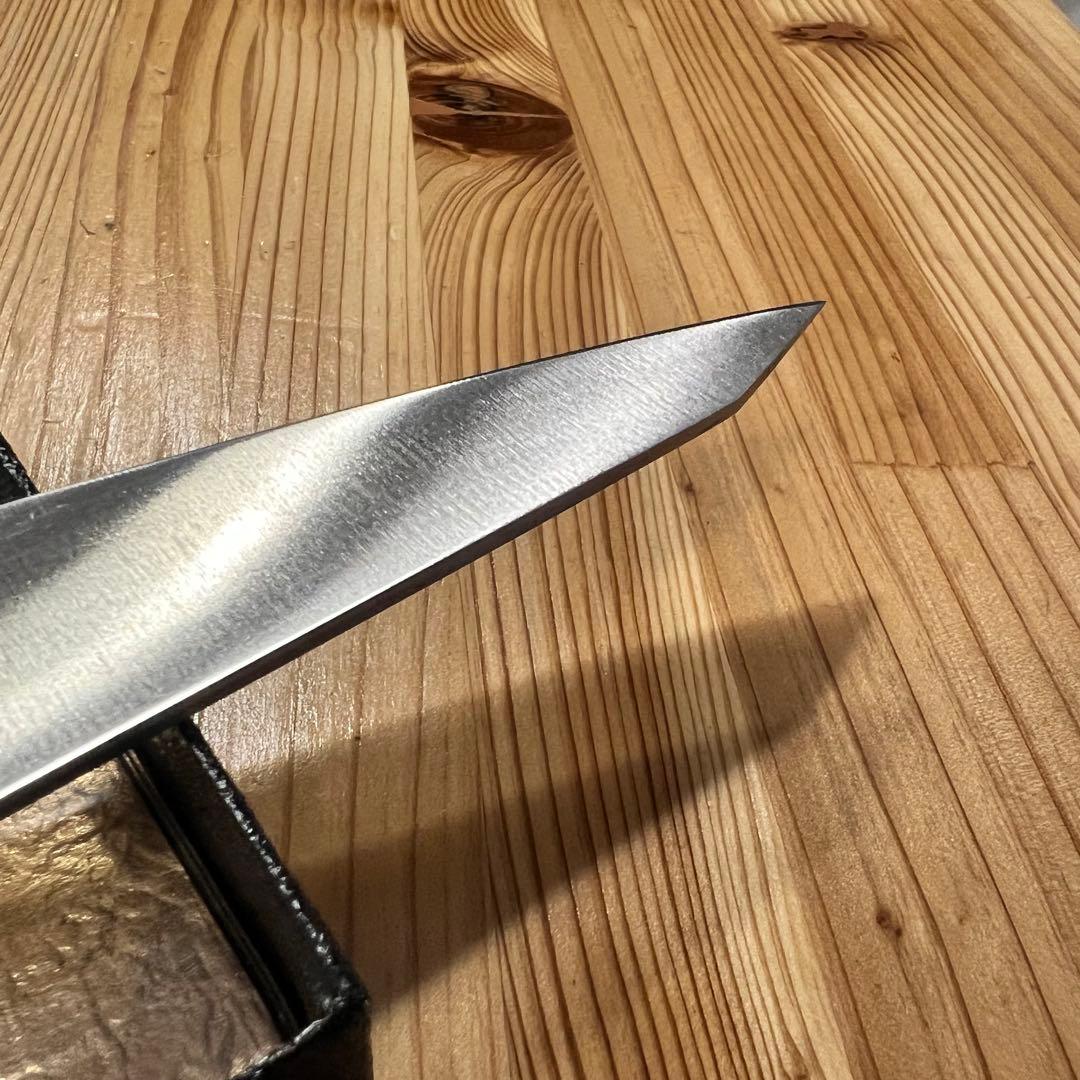 正広作 骨透 角 14806 砥石付き 中古 使用頻度少ない 箱付き