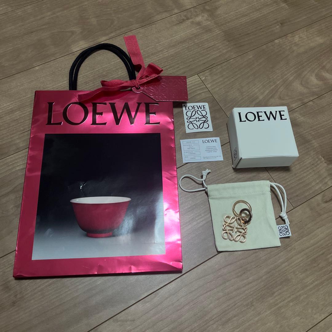 【証明書付き】LOEWE ロエベ　アナグラム　キーリング