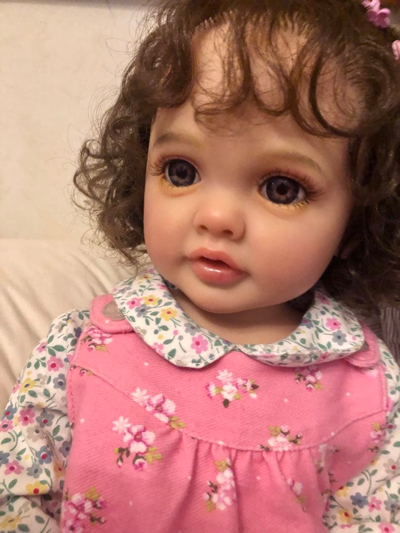 ママさん募集中☆リボーンドール☆ブラウンヘアー