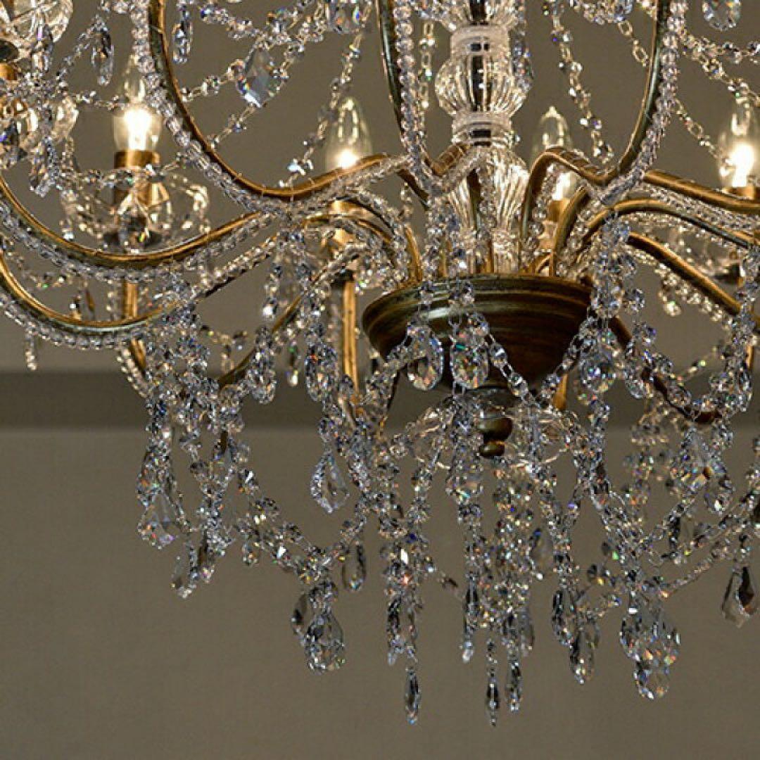 12灯 LED対応 シャンデリア ゴールド