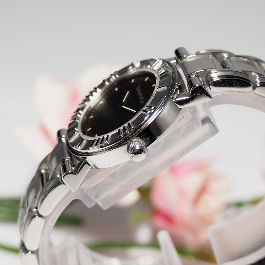 美品 ティファニー TIFFANY&CO アトラス デイト 腕時計 H123
