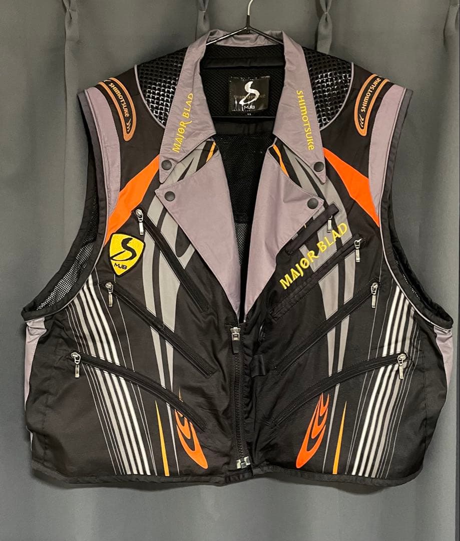 シモツケ　下野　鮎ベスト　鮎釣り　MJB LL 美品