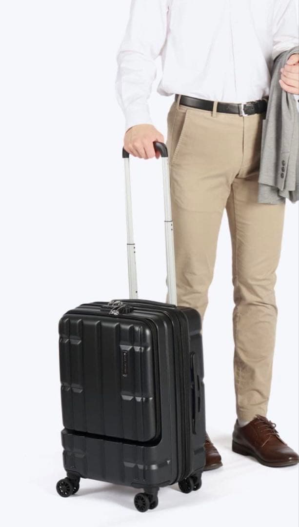 ブラックキャリーカート ダイヤルロック式