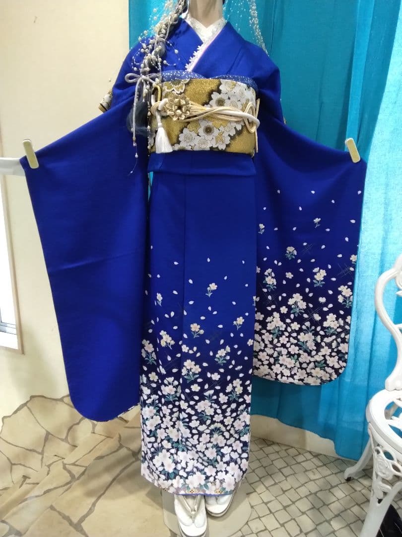 振袖フルセット、鈴乃屋、成人式、重ね衿、帯揚げ帯締め、西陣袋帯、襦袢、ガード加工