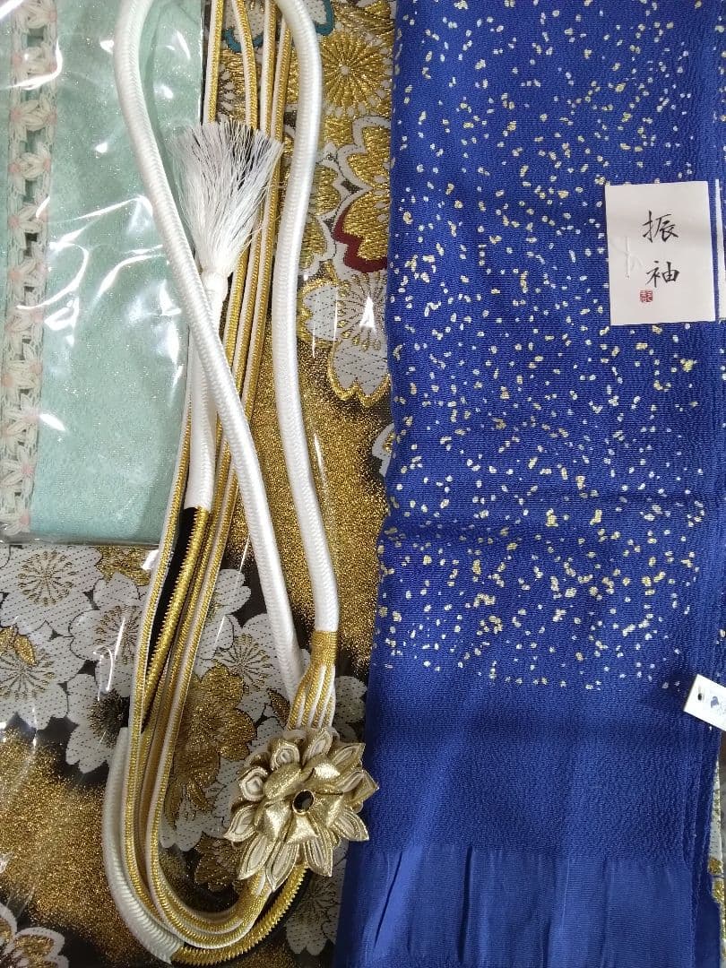 振袖フルセット、鈴乃屋、成人式、重ね衿、帯揚げ帯締め、西陣袋帯、襦袢、ガード加工