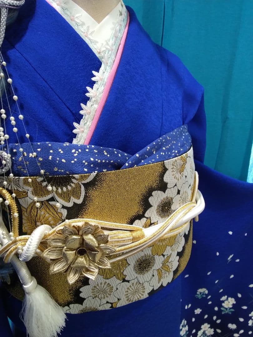 振袖フルセット、鈴乃屋、成人式、重ね衿、帯揚げ帯締め、西陣袋帯、襦袢、ガード加工