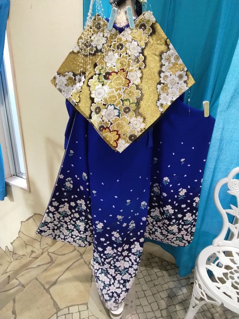 振袖フルセット、鈴乃屋、成人式、重ね衿、帯揚げ帯締め、西陣袋帯、襦袢、ガード加工