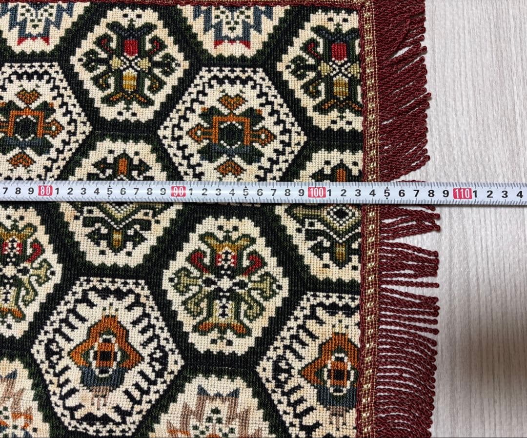 ヴィンテージ　絨毯　ラグ　レトロ