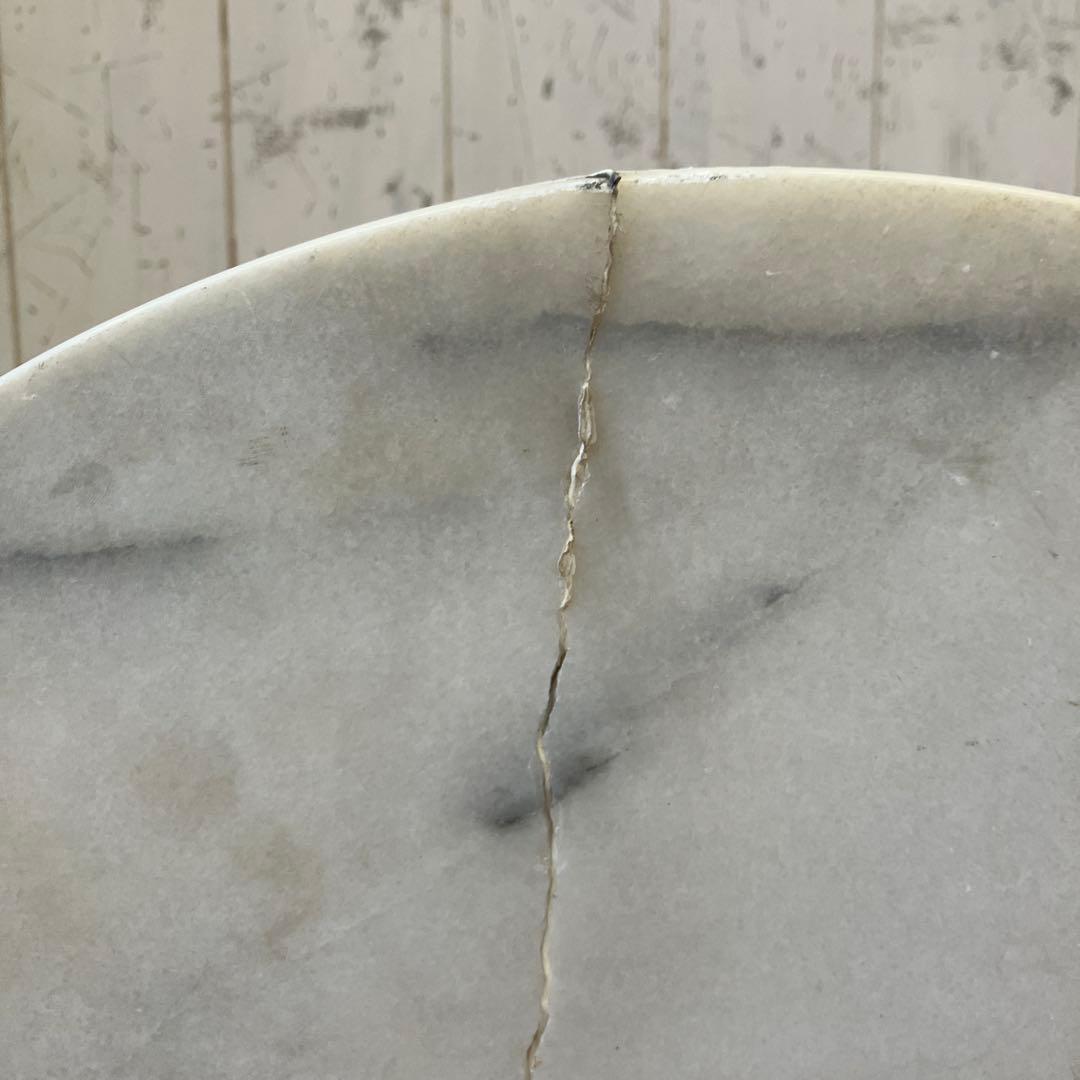 中国美術 古玩 大理石 彫刻 石彫刻 粉彩 飾り物 盤 置物 プレート 円形