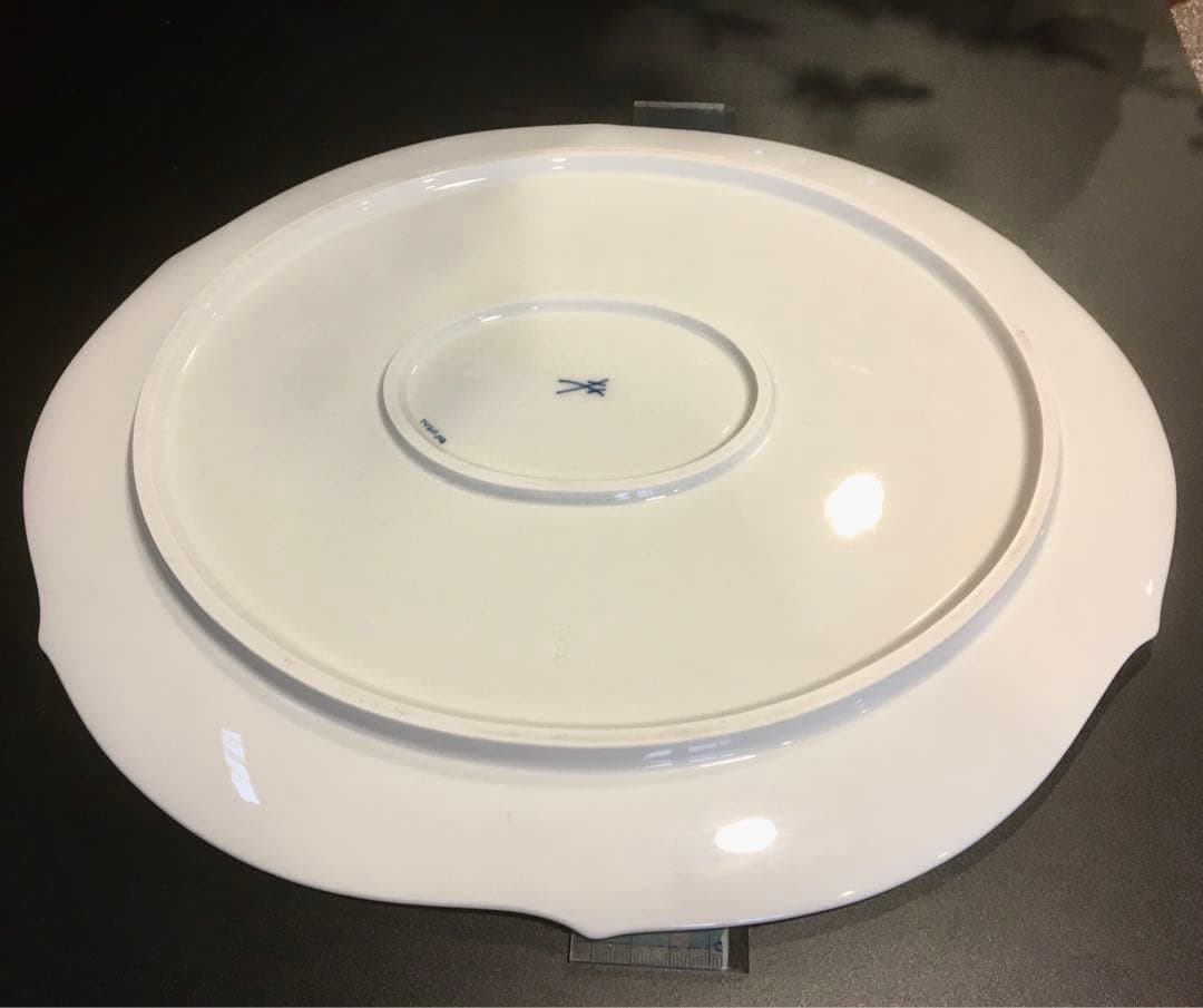 ⭐️38cm青い花　グランドプレート