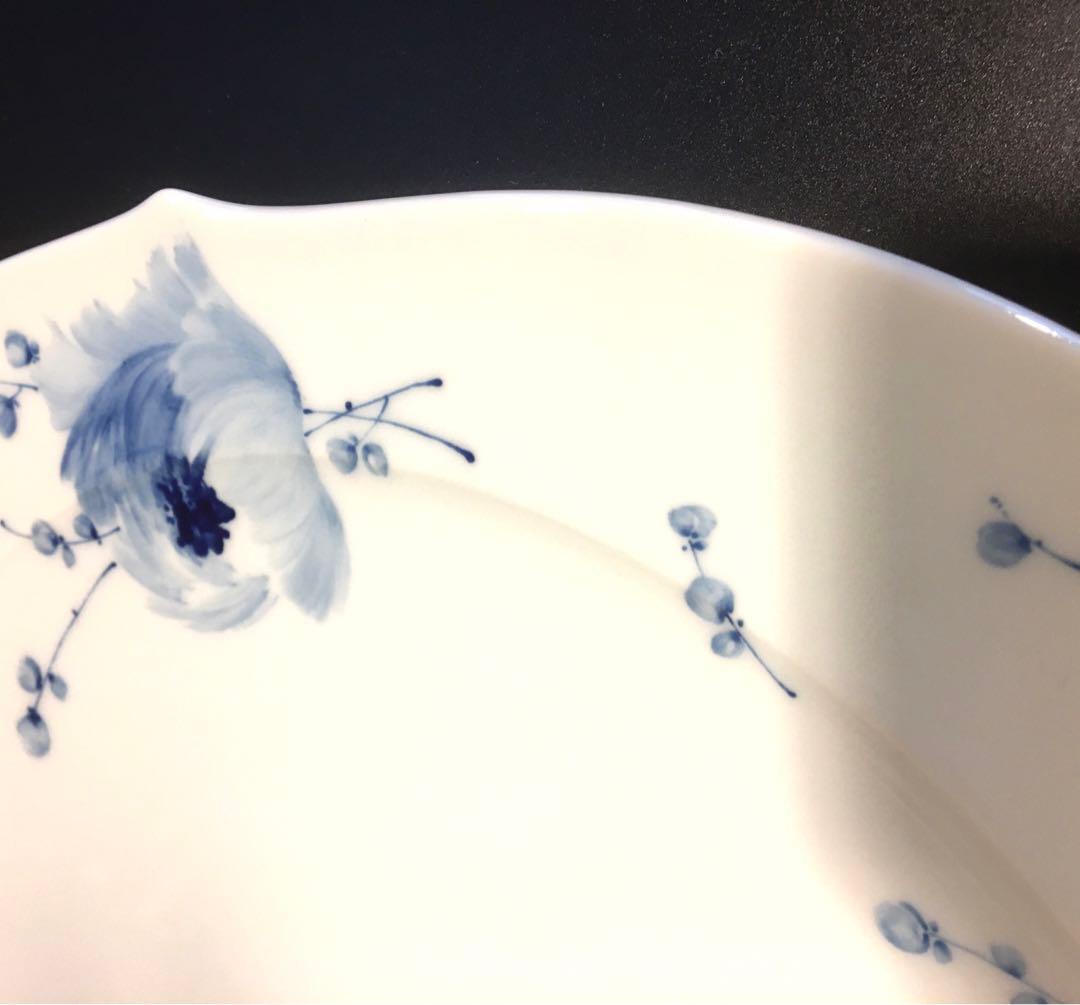 ⭐️38cm青い花　グランドプレート