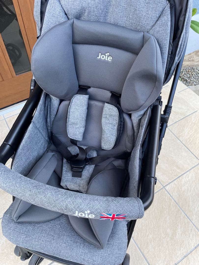 Joie グレー ベビーカー スマバキ　A型　両対面式軽量　折りたたみ　美品