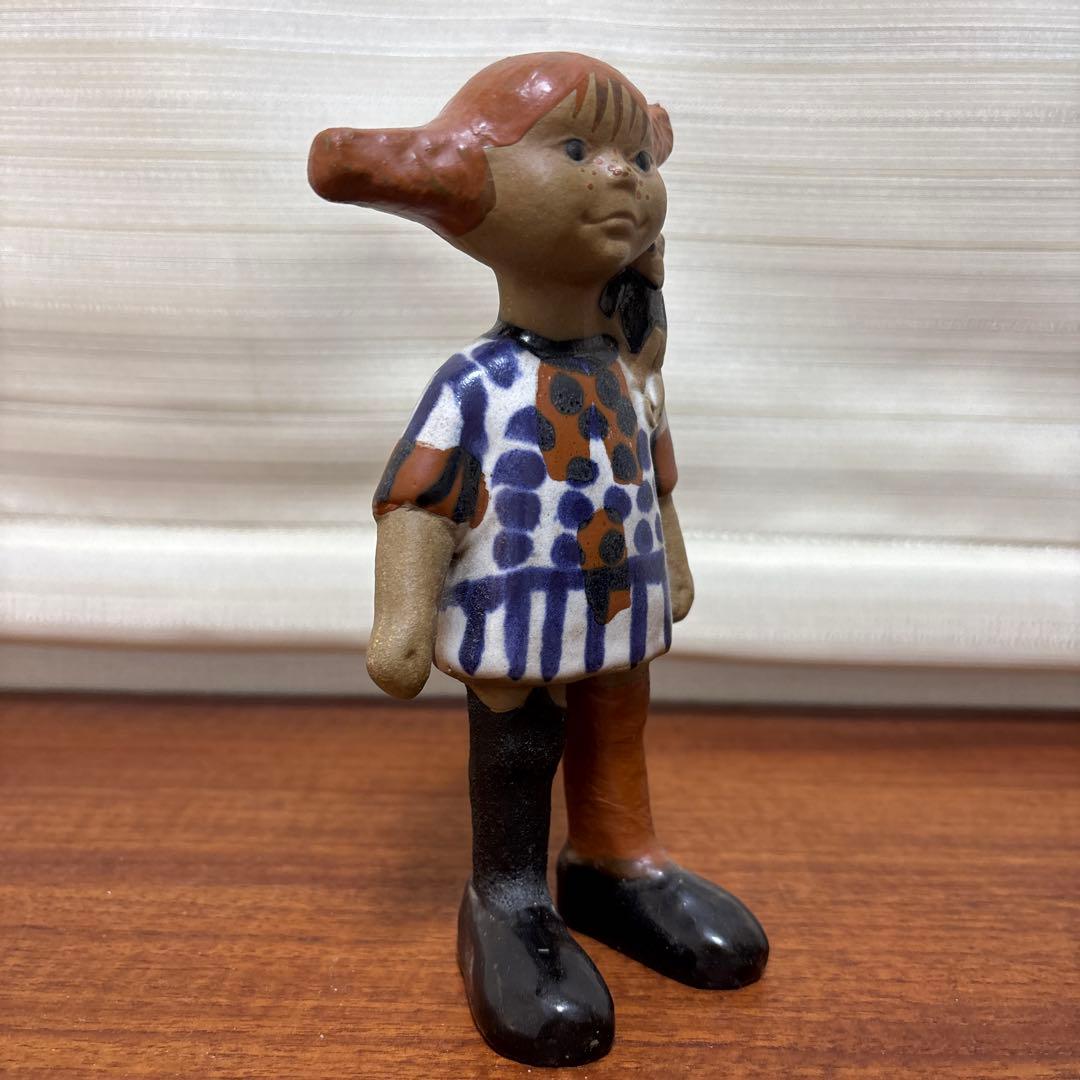 希少　リサラーソン Lisa Larson 長くつ下のピッピ　グスタフスベリ