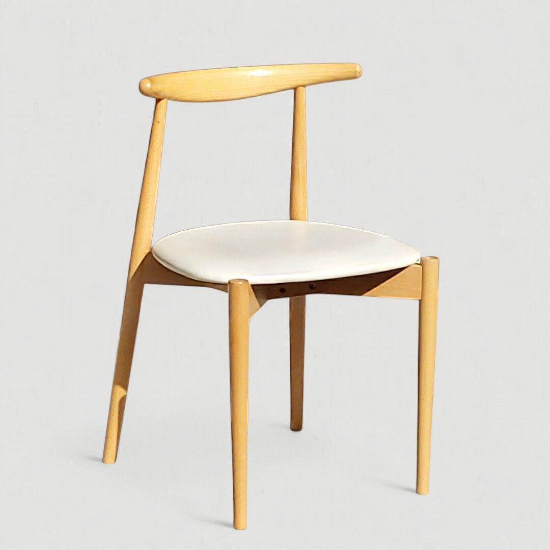 秋田木工 曲木 ダイニングチェア No.0808 IDC大塚家具 ホワイト ③