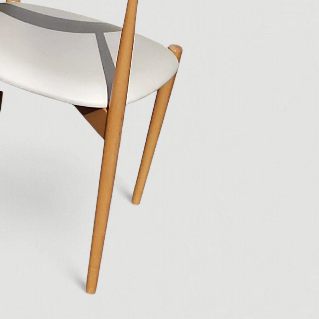 秋田木工 曲木 ダイニングチェア No.0808 IDC大塚家具 ホワイト ③