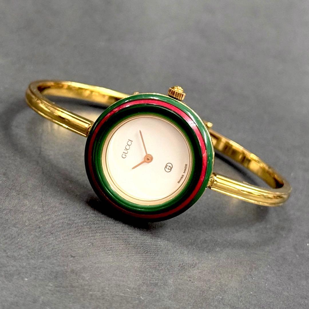 【⭐️極美品❣️稼動⭐️】GUCCI チェンジベゼル　1100-L 交換ベゼル10個