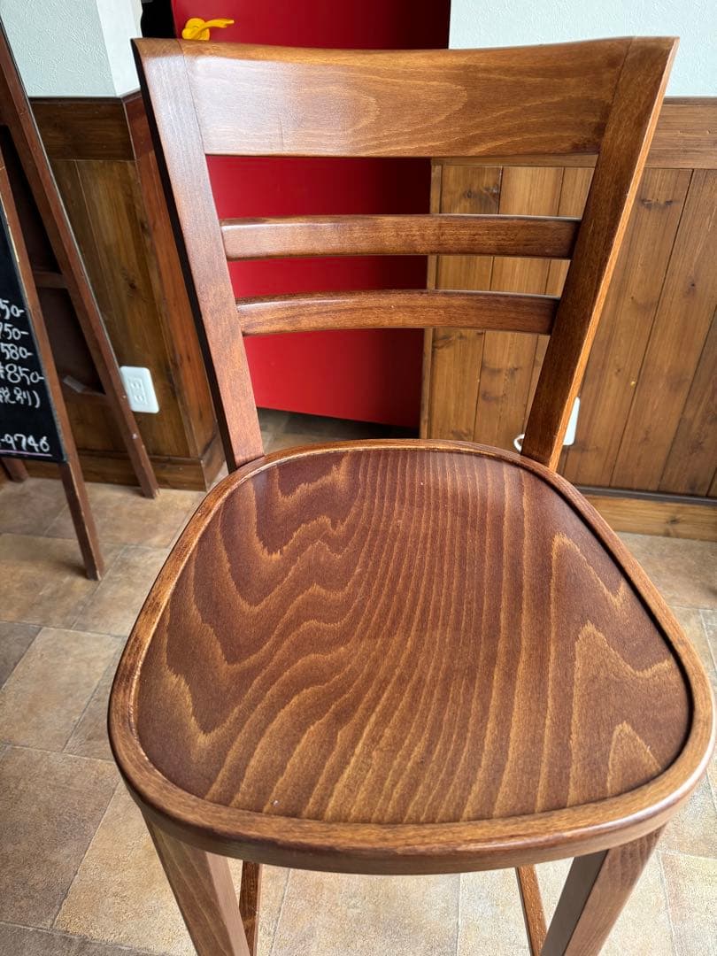 木製ブラウンバースツール