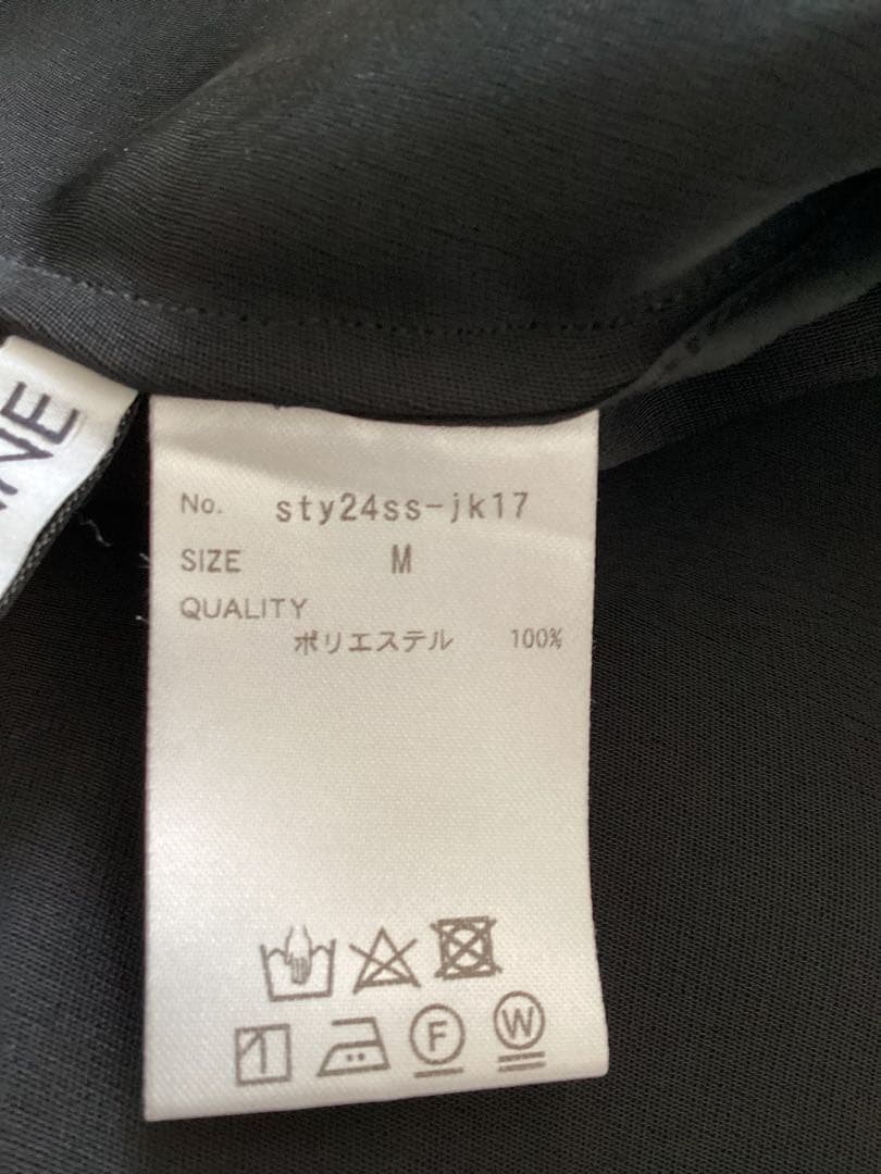 美品☆JENNE ジェンヌ　クラシカルロングジャケット　ブラック　M