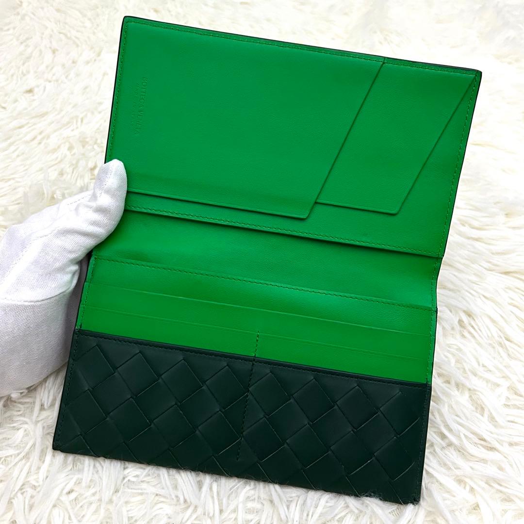 【極美品】ICチップ内蔵 BOTTEGA VENETA イントレチャート 長財布