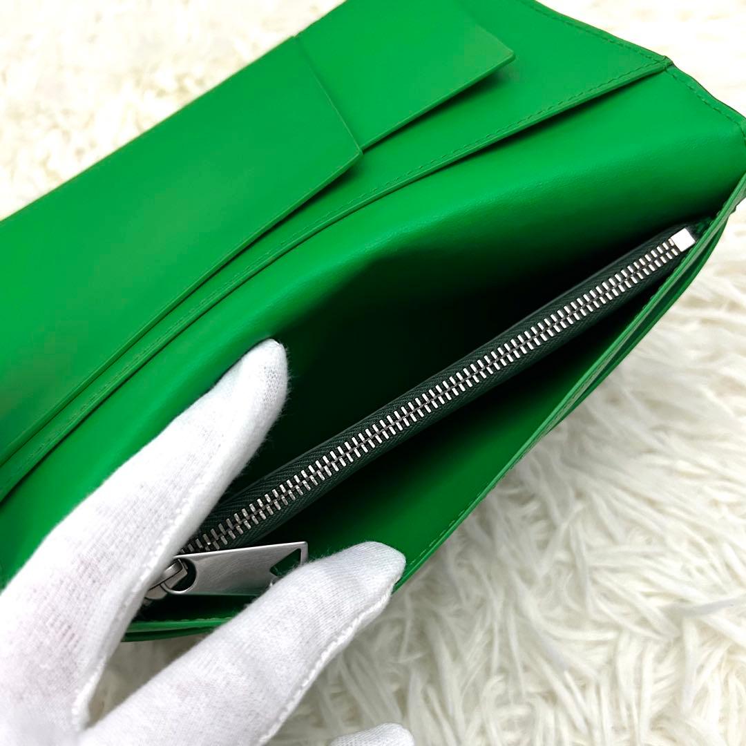 【極美品】ICチップ内蔵 BOTTEGA VENETA イントレチャート 長財布
