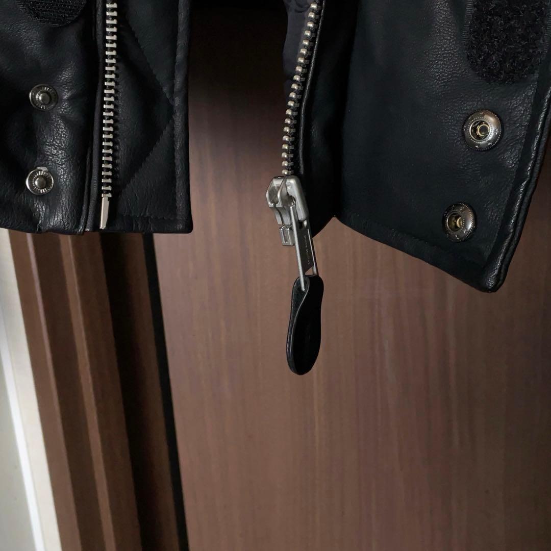 エンタイアスタジオ MOTO BOMBER PADDED JACKET S 黒