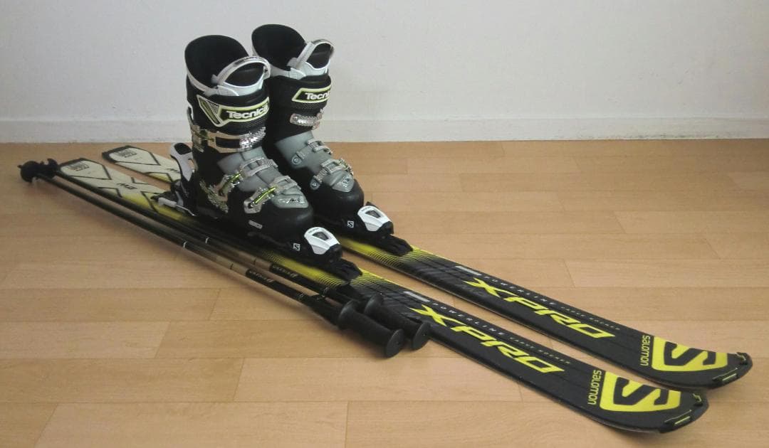 ■1月限定■送料無料■サロモン■メンズスキーセット■158/26.5■メンテ付■