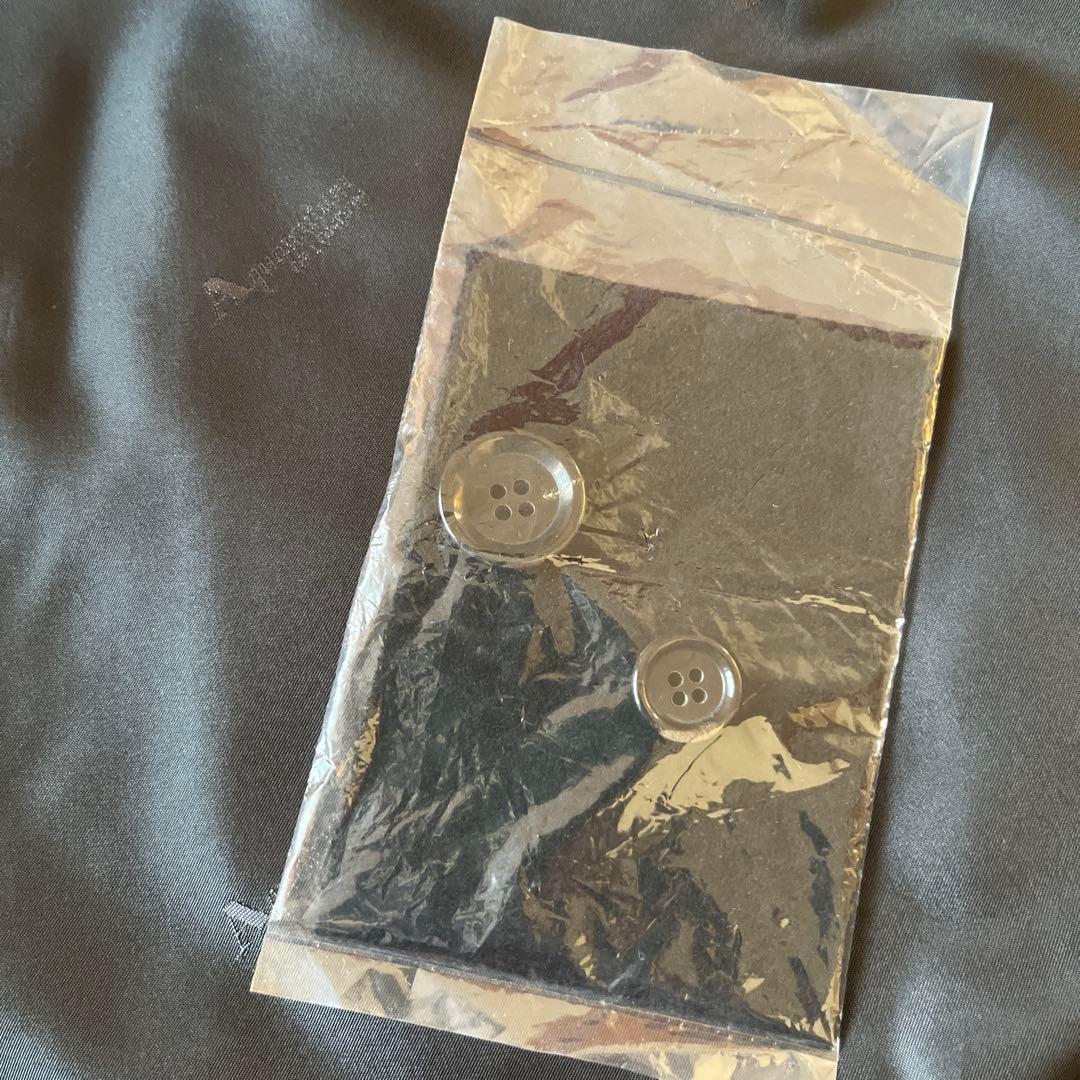 アクアスキュータム / ステンカラーコート アンゴラウール黒