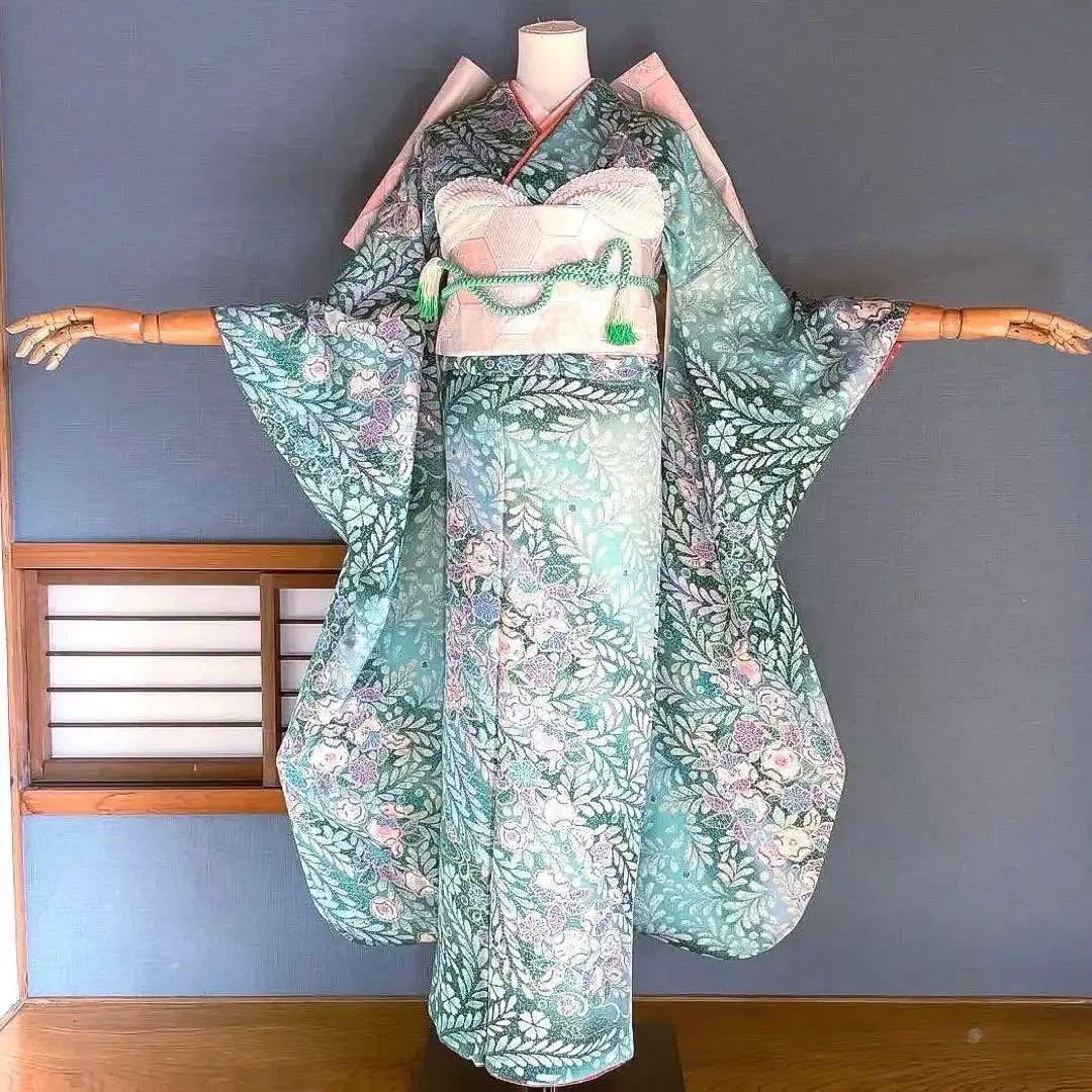 振袖フルセット　幻の花辻ヶ花友禅　成人式振袖　振袖　➕サイズ