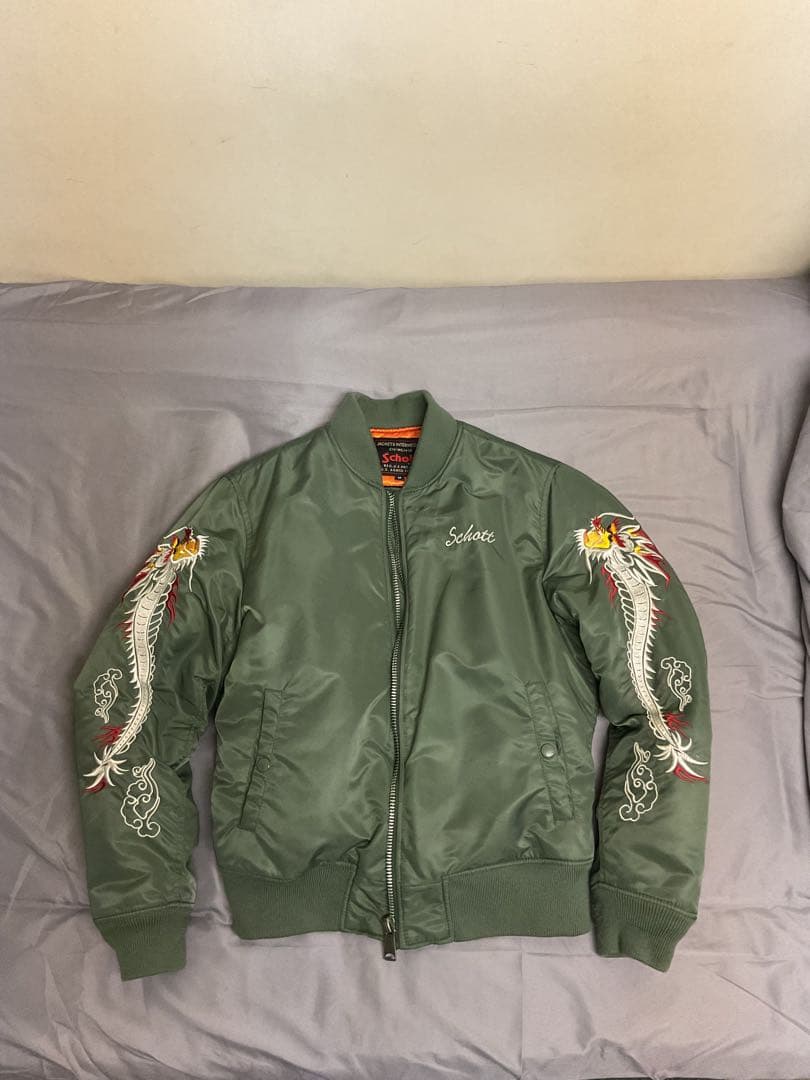 【Schott × Anderson Bell】 MA-1 type 刺繍入り