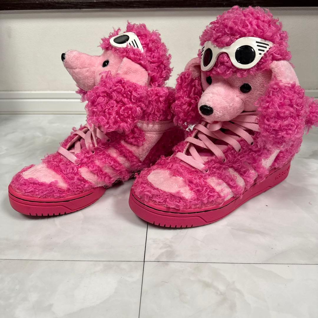 希少 ジェレミースコット adidas プードル スニーカー