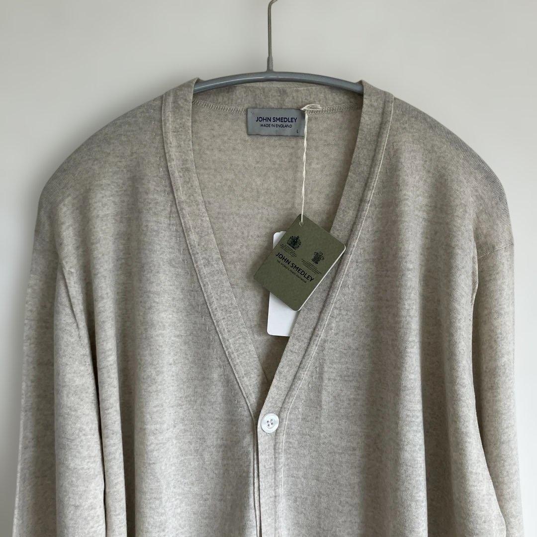 未使用　john smedley HALIN 長袖ニットカーディガン | 30G