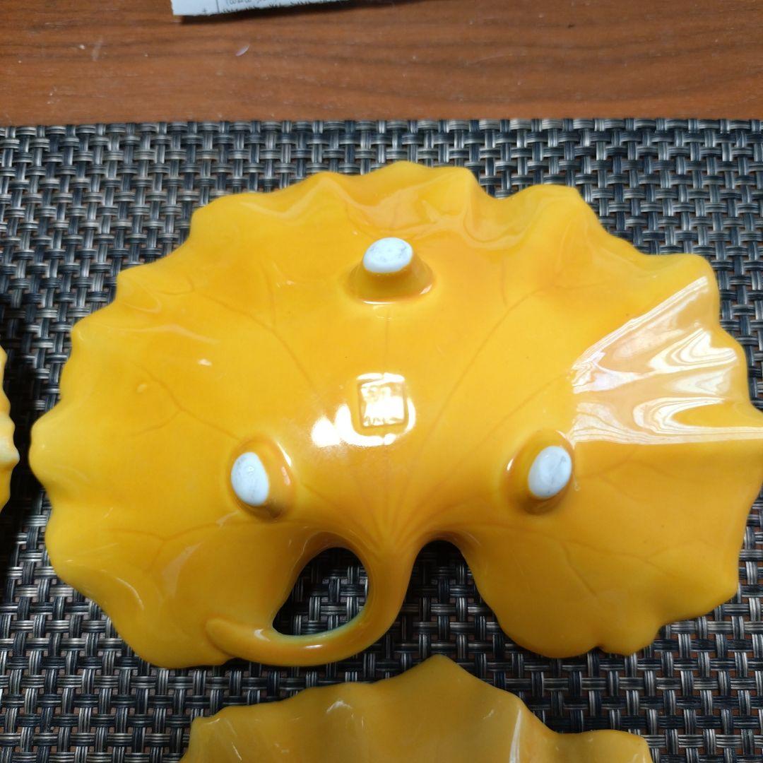 【売りつくし】有田焼 つわの葉型葉向付　陶器　皿※5枚セット