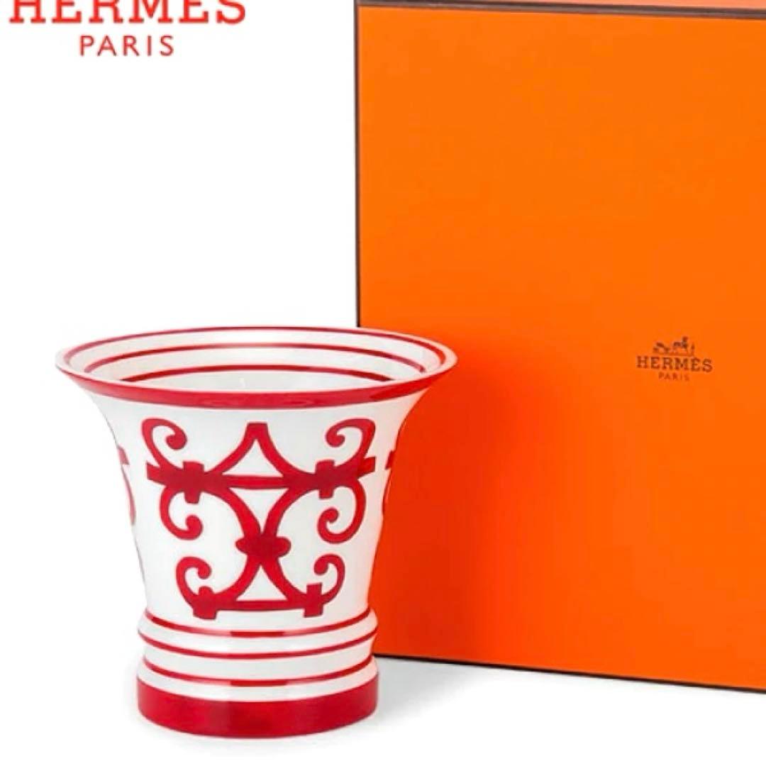 【最終値下！】エルメス　花瓶　Hermes ガダルキヴィール 　フラワーベース