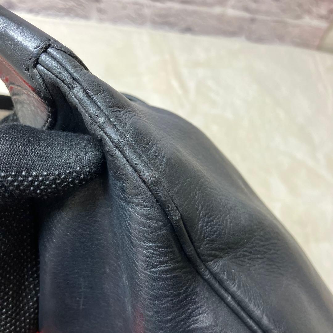 バリー トレインスポッティング 本革 レザー メッセンジャーバッグ ブラック