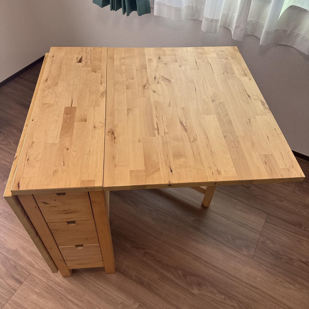 melo 様IKEA NORDEN ノールデン 折り畳み ダイニングテーブル