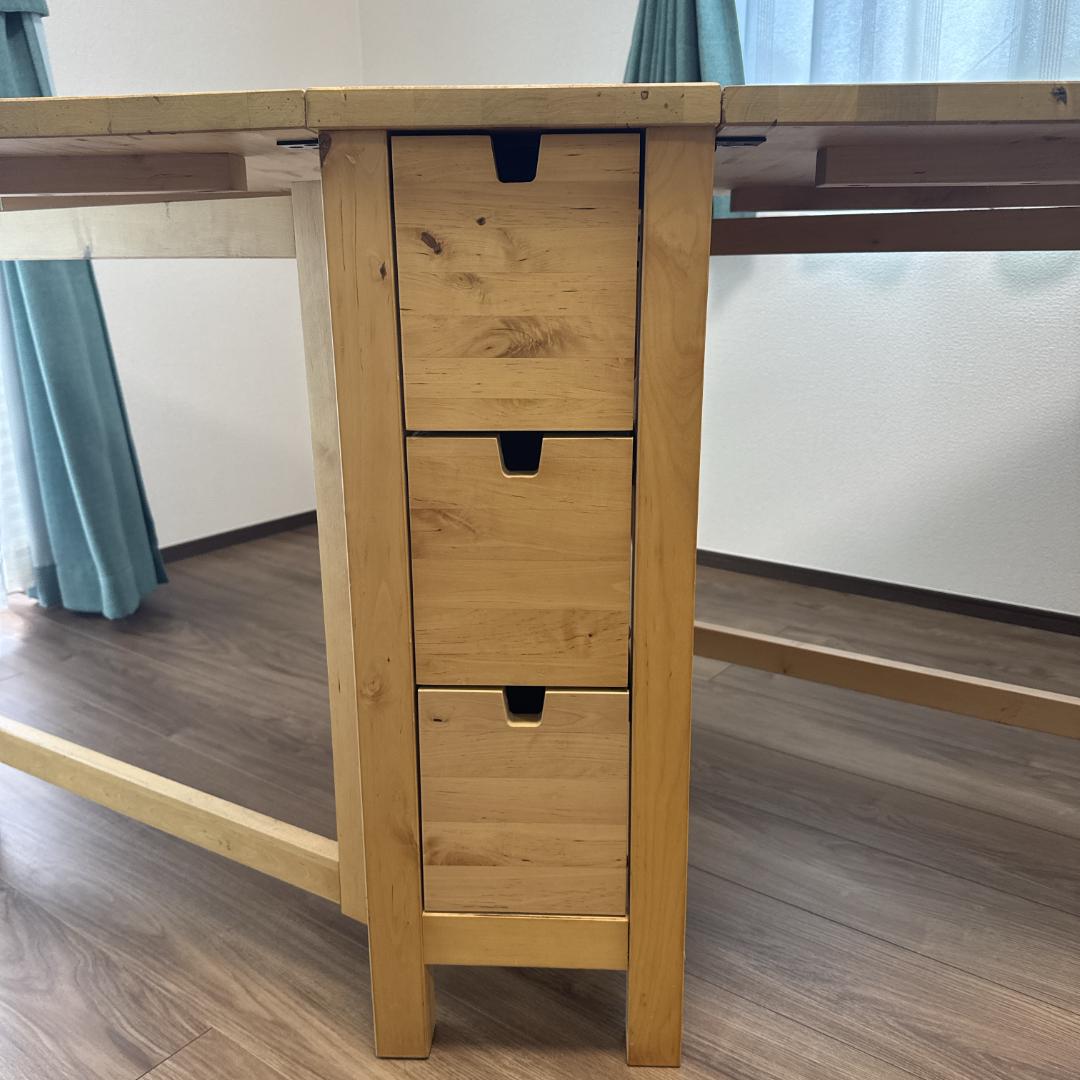 melo 様IKEA NORDEN ノールデン 折り畳み ダイニングテーブル