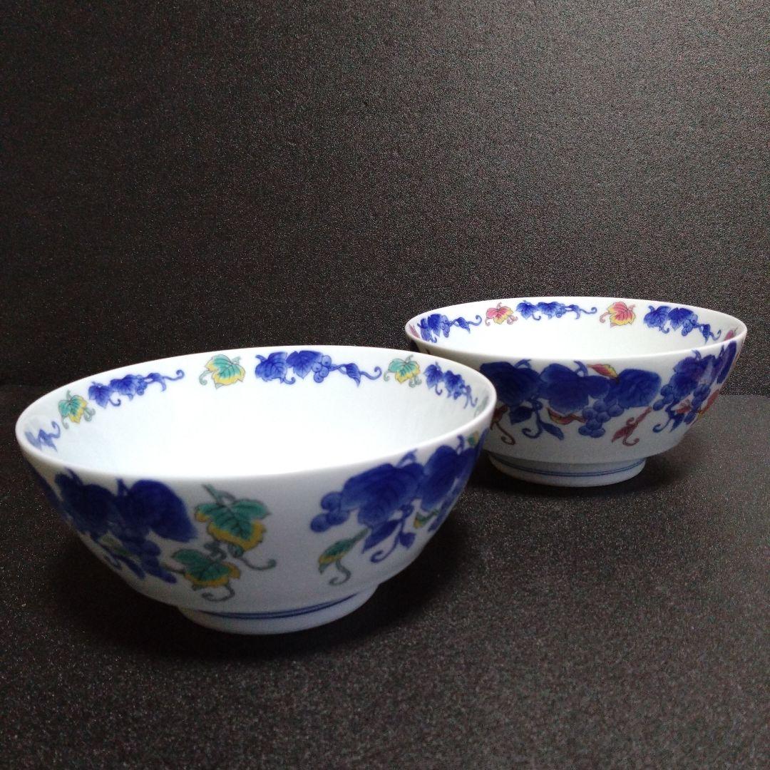 新品未使用 有田焼 幸楽窯 浅麺鉢2個 レンゲ付　お祝い