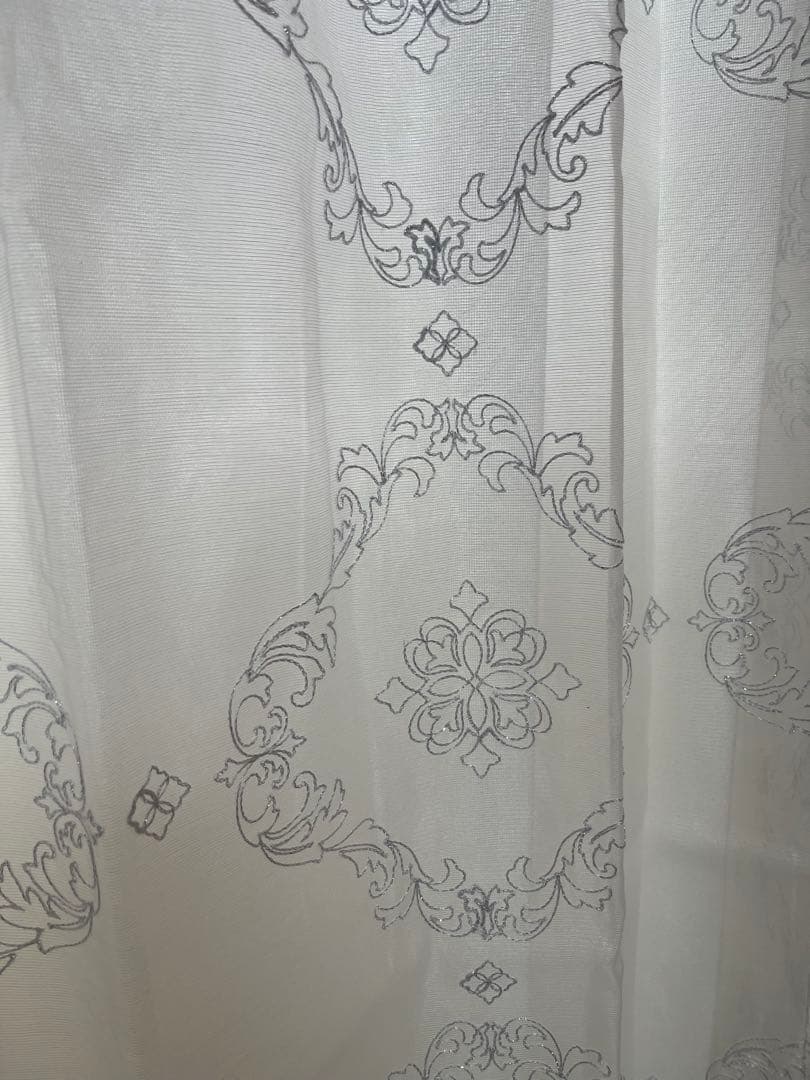 Francfranc ラメ×リマニフィ ダブルカーテン100×135cm