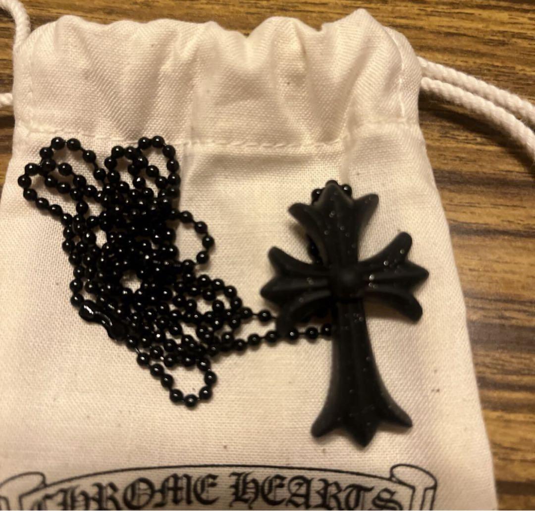 2025年11月発売 CHROME HEARTS 正規品シリコンラバーネックレス